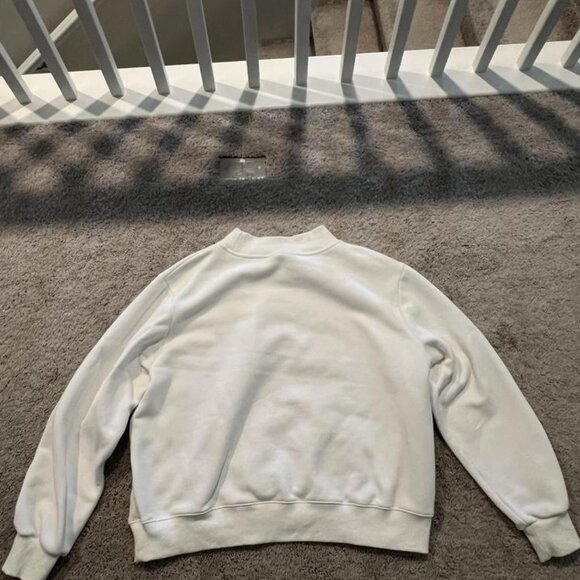 White Parke Mockneck Sweatshirt - Picture 2 of 5